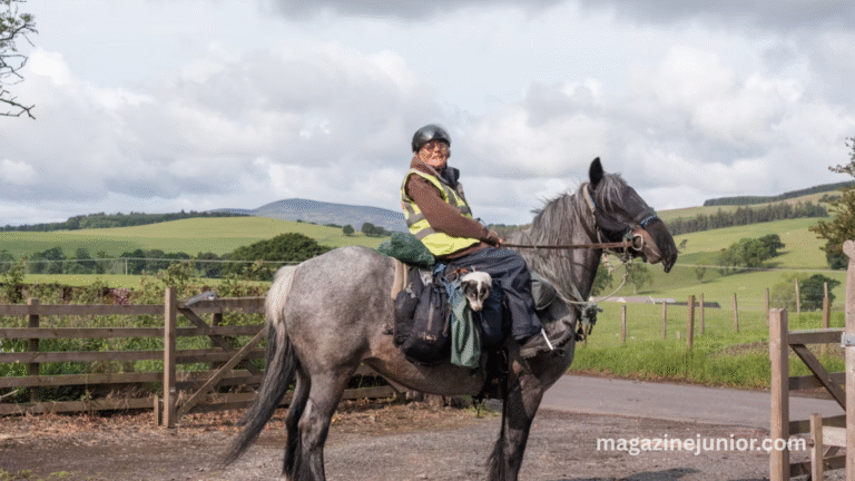 84 Year Old Woman on a Pony Inspires Awe and Concern in the U.K