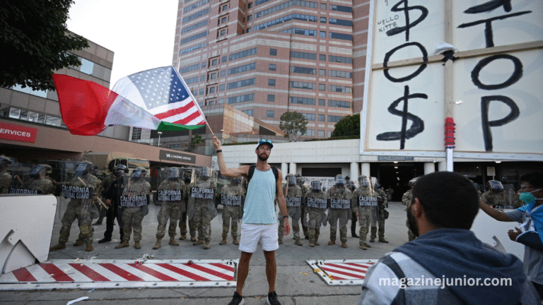 Marines deploy in LA ahead of mass anti-Trump protests